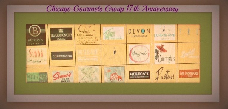 Happy 17th Anniversary Chicago Gourmets !!!